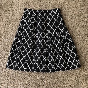 Black mosaic skirt